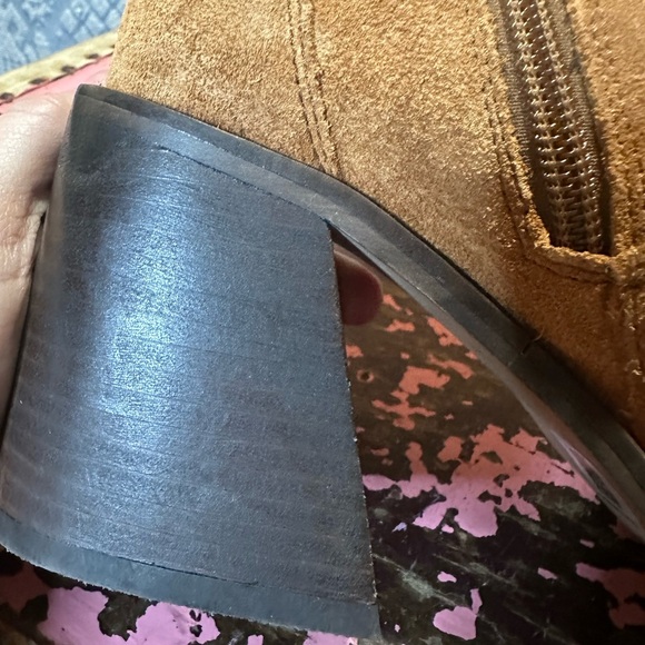 ASOS Women’s Suede boots with platform heels sz 7 - NEW - Picture 9 of 12